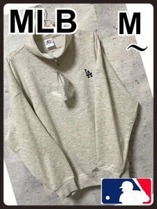 新品＊MLB公式＊メジャーリーグ公式＊ハーフジップ＊ドジャース　トレーナー＊スウェット