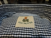 激安！新品　送料無料　イタリア製　ギローバー長袖のシャツ　ブラックのギンガムチェック　L_画像4