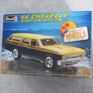 Revell　66'CHEVELLE station wagon レベル　ステーションワゴン　マリブワゴン　検索　アメ車　AMT FORD インパラ　キャデラック