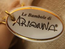 0140106w【Le Bambole di ARIANNA ビスクドール】アリアンナ/陶器人形/全長29cm程/中古品_画像6