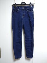 GAP デニムパンツ ボトムス ジーパン レディース 26 REGULAR TRUE SKINNY 紺 2 240894-00 ZEOGIIKY_画像1