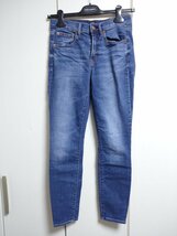 GAP デニムパンツ ボトムス ジーパン レディース 26 TRUE SKINNY 紺 440582-00 ZEOGIIKY_画像1