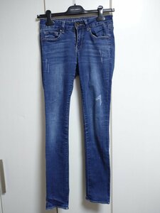 エンパイア EMPYRE デニムパンツ ボトムス レディース TESSA SKINNY 紺 ZEOGIIKY