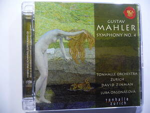 ★高音質HybridSACD盤/Gustav Mahler作曲/ Symphony No-4/David Zinman指揮/Zurich Tonhalle Orechestra