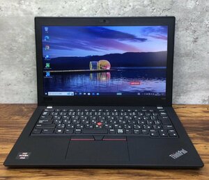 1円～ ●LENOVO ThinkPad A285 / Ryzen 5 PRO 2500U (2.00GHz) / メモリ 8GB / SSD 128GB / 12.5型 HD (1366×768) / Windows10 Pro 64bit