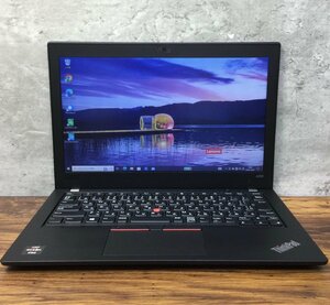 1円～ ●LENOVO ThinkPad A285 / Ryzen 5 PRO 2500U (2.00GHz) / メモリ 8GB / SSD 128GB / 12.5型 HD (1366×768) / Windows10 Pro 64bit