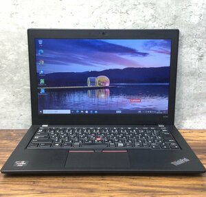 1円～ ●LENOVO ThinkPad A285 / Ryzen 5 PRO 2500U (2.00GHz) / メモリ 8GB / SSD 128GB / 12.5型 HD (1366×768) / Windows10 Pro 64bit