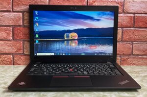 1円～ ●LENOVO ThinkPad A285 / Ryzen 5 PRO 2500U (2.00GHz) / メモリ 8GB / SSD 128GB / 12.5型 HD (1366×768) / Windows10 Pro 64bit