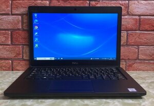 1円～ ●DELL Latitude 5290 / Core i5 7300U (2.60GHz) / メモリ 8GB / SSD 128GB / 12.5型 HD (1366×768) / Windows10 Pro 64bit