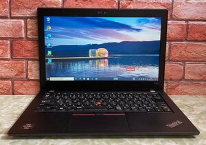 1円～ ●LENOVO ThinkPad A285 / Ryzen 5 PRO 2500U (2.00GHz) / メモリ 8GB / SSD 128GB / 12.5型 HD (1366×768) / Windows10 Pro 64bit