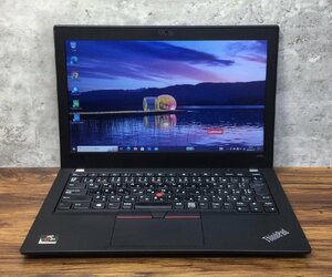 1円～ ●LENOVO ThinkPad A285 / Ryzen 5 PRO 2500U (2.00GHz) / メモリ 8GB / SSD 128GB / 12.5型 HD (1366×768) / Windows10 Pro 64bit