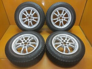 ☆スピスタ☆スタッドレスセット　トヨタ純正　50 プリウス　195/65R15　6.5J　+40　100-5　4本　R151461ST　中古