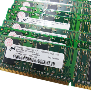 メモリ DDR 128MB×10本 MT4VDDT1664AG-335C3 PC2700U-25331-C1 中古品 動作確認済 メモリ増設 セット売り 修理 部品 PCパーツ QP5