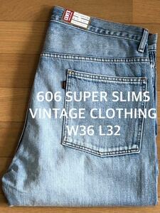 Levi's VINTAGE CLOTHING 1965年 606 SUPER SLIM WIDE OPEN W36 L32