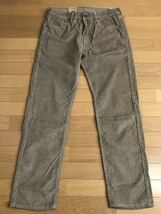 Levi's 505 REGULAR RINSE TIMBERWORLF 14W CORDUROY W33 L32_画像3