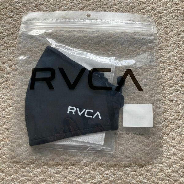 RVCA 未開封 繰り返し使えるマスク　黒　フェイスカバー　２枚セット