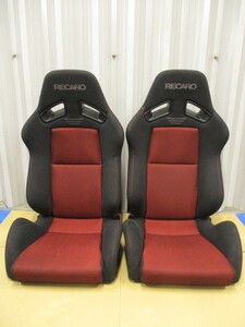 RECARO レカロ シート SR-7 SR7 GK100 RD/BK レカロジャパン 2脚セット　