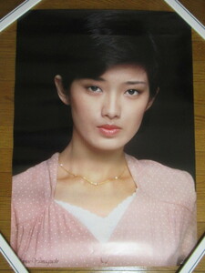 当時物 山口百恵 ポスター 59.5cm×84cm CBS SONY ピンクの水玉服 非売品