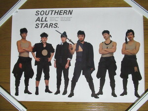 当時物 サザンオールスターズ ポスター 51.5cm×72.5cm SOUTHERN ALL STARS 非売品　