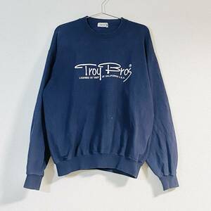 【古着】Troy Bros TROY OF CALIFORNIA U.S.A. 90's ヴィンテージ スウェットシャツ ネイビー L トロイ ブロス トレーナー sweatshirt