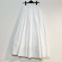 【美中古】TODAYFUL Cotton Gather Skir White 38 12310802 トゥデイフル コットン ギャザー スカート skirt ホワイト_画像2