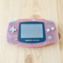 【ジャンク】任天堂 ゲームボーイアドバンス ミルキーピンク AGB-001 Nintendo GAME BOY ADVANCE ポケモン ポケットモンスター_画像1