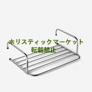 プレミアム拡張可能な衣類乾燥ラック | サビに強い折りたたみ式吊り下げ式洗濯乾燥機 | バルコニー乾燥ラック バルコニー、 B-固定-80cm