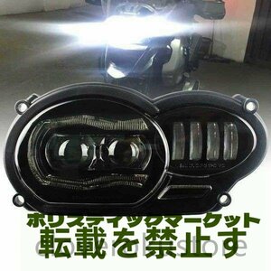 BMW LEDヘッドライト プロジェクターR1200GS 2004-2012 R1200GS ADVアドベンチャー2005-2013 エンジェルアイ