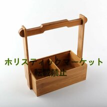 人気新作 手作り 茶道具 茶道具籠 竹製 茶器 收納 茶盒 果物籠 提籃籠 竹編細工籠 竹の編 工芸品 竹工芸_画像6