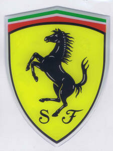 ★フェラーリ Ferrari オフィシャルステッカー 盾型（幅2.7×高さ3.5センチ）★