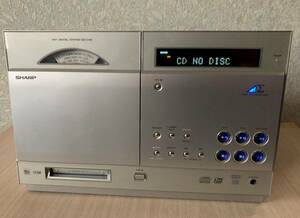 SHARP 1-BIT MD/CDコンポ SD-CX8 ＋ ONKYO スピーカー D-T2 リモコン 付き ＊送料ダウン1２0サイズに変更です。