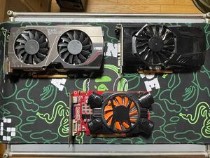 【送料無料】GTX グラフィックボード　ビデオカード　グラボ　3個セット　ジャンク　ゲーミング GeForce NVIDIA