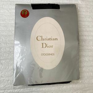 JAL 支給 希少品 Christian Dior 黒タイツ ストッキング パンティストッキング パンスト 客室乗務員 CA サイズ不明 レトロ未使用品