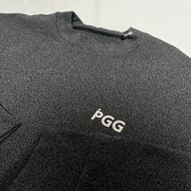 【新品・正規品】「 P G G 」 by PEARLY GATES パーリーゲイツ ／メンズ 長そでモックネック シャツ　GY《サイズ5》_画像1