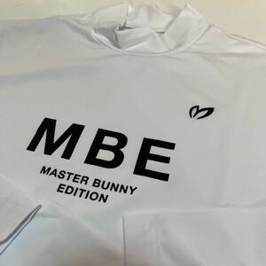 ≪新品・正規品　希少サイズ7≫ マスターバニーエディション（MASTER BUNNY EDITION）メンズ長袖モック 天竺カットソー WH（サイズ7）