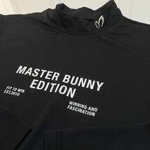 ≪新品・正規品　希少サイズ7≫ マスターバニーエディション（MASTER BUNNY EDITION）メンズ長袖モック カットソー BK（サイズ7）_画像1