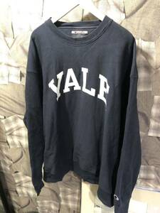 古着 ★ Champion チャンピオン CHAMPION RW CREWNECK SWEATSHIRT YALE クルーネックスウェットシャツ サイズXXL ネイビー　FK