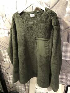 1円 UNIQLO ユニクロ × Engineered Garments エンジニアドガーメンツ スウェット フリーストレーナー 341-423111 サイズ4XL グリーン　FK