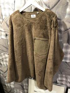 1円スタート ★ UNIQLO ユニクロ × Engineered Garments ★ エンジニアドガーメンツ フリース 341-423111 サイズ4XL ブラウン　FK