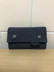 1円 ★ PORTER ポーター キーケース ★ 処分価格 激安 ★ 送料370円OK ★ 福岡出品 ネイビー　FK