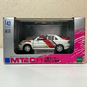 MTECH エムテック 1/43 MITSUBISHI LANCER WRC SPEC. 三菱ランサーWRC仕様車 MR-05 ミニカー 45210-8