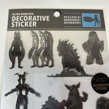 未使用 ウルトラマン ウルトラセブン 貼って剥がせるデコステッカー DECORATIVE STICKERS 再剥離 サンスター文具_画像8