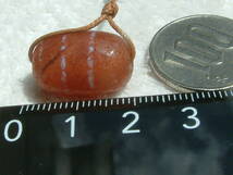 267【天珠八仙】〈15～17世紀頃のOLD.チベタンEtched Carnelian〉ペマラカ後期 小粒天珠....約1.8㌢_画像5