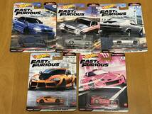 ☆マテル ホットウィール ワイルドスピード 5種セット☆　Hot Wheels FAST&FURIOUS ワイスピ BNR34 A90Supra S2000_画像1