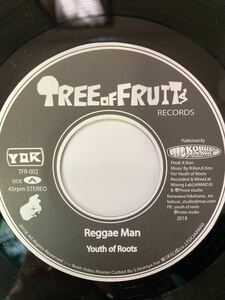 「Youth of roots - Reggae man」 7inch レコード