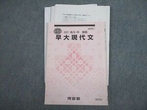 VS11-048 河合塾 早稲田大学 早大現代文 テキスト 2021 夏期 大窪郷美 14m0C