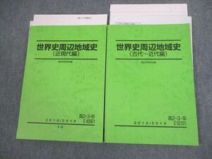 VS12-016 駿台 世界史周辺地域史(古代～近代/近現代編) テキスト通年セット 2018 計2冊 茂木誠/須藤良/渡辺幹雄 24S0D