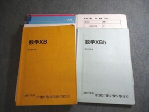 VV10-106 駿台 国公立大学理系コース 数学XB/XBh テキスト通年セット 2017 計2冊 44M0D