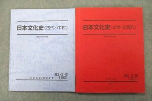 VS26-038 駿台 日本文化史 古代・中世/近世・近現代 テキスト通年セット 2020 計2冊 22S0C