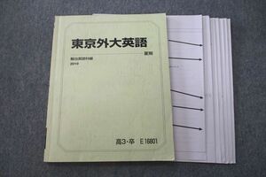 VU25-084 駿台 東京外国語大学 東京外大英語 テキスト 2019 夏期 10m0C